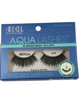 Ardell Aqua Lashes 345 Black Water Activated No Glue Strip Lashes